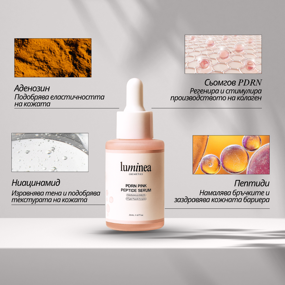 Серум с ДНК от сьомга PDRN, Пептиди и Колаген